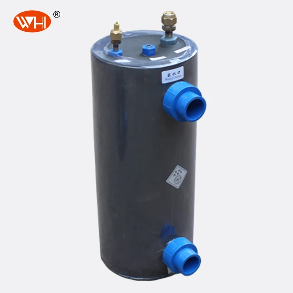 Economical Energy Saving PVC Shell and titanium tube evaporator for Aquarium seafood machine