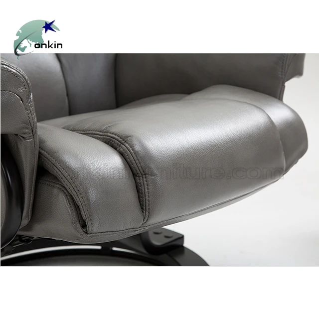 High End Recliner Sofa with Ottoman Leather Recliner Chair Recliner Sofa