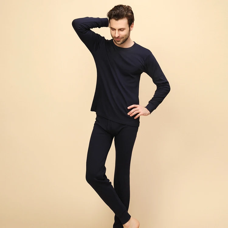 Новый дизайн, зимние пижамы, Хлопковая мужская одежда для сна