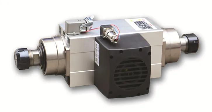 Китай дешевая цена 3.5kw с воздушным охлаждением cnc маршрутизатор мотор шпинделя двойной головкой