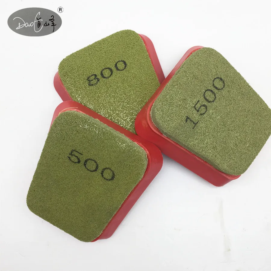 Daofeng Frankfurt Customized Size Abrasive Diamond Tools Sponge Polishing Blocks Marble Line OEM Supported Stone Cutting