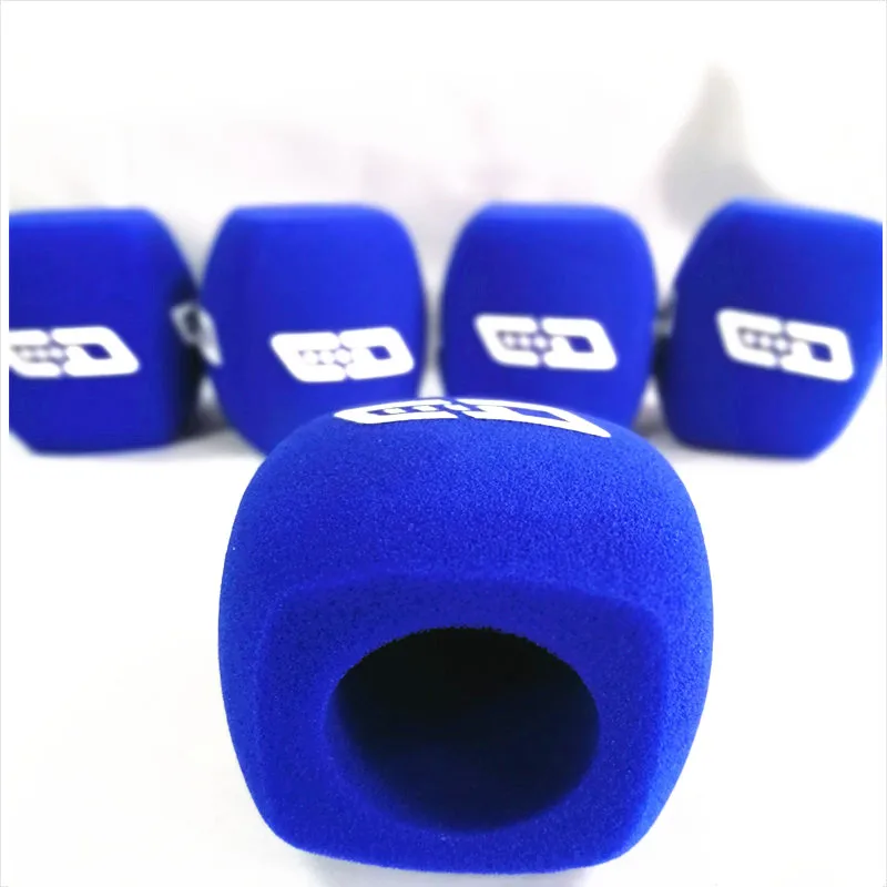 Custom foam windscreen for TV microphone sponge windshields
