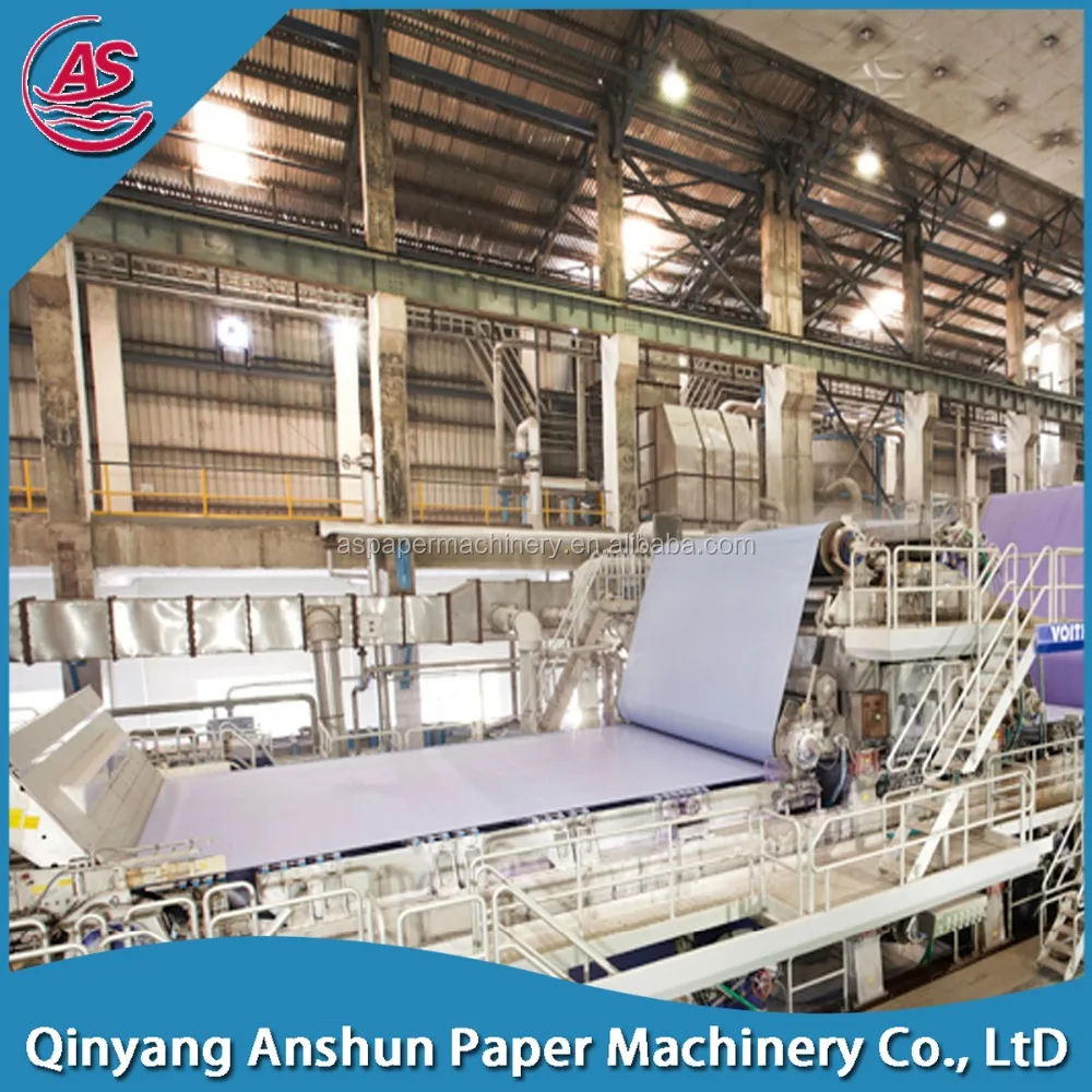 25-30t/d 2880mm type fourdrinier kraft recycled waste paper pulp making machine in paper production machinery