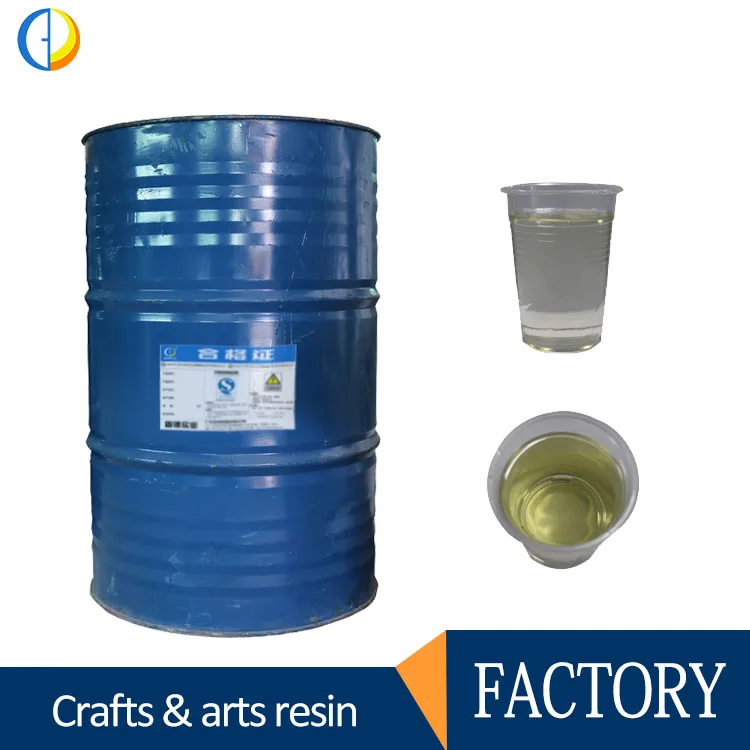 Фабрика Оптовой прозрачная жидкость ненасыщенные полиэфирные смолы цена для литья декоративно-прикладного искусства