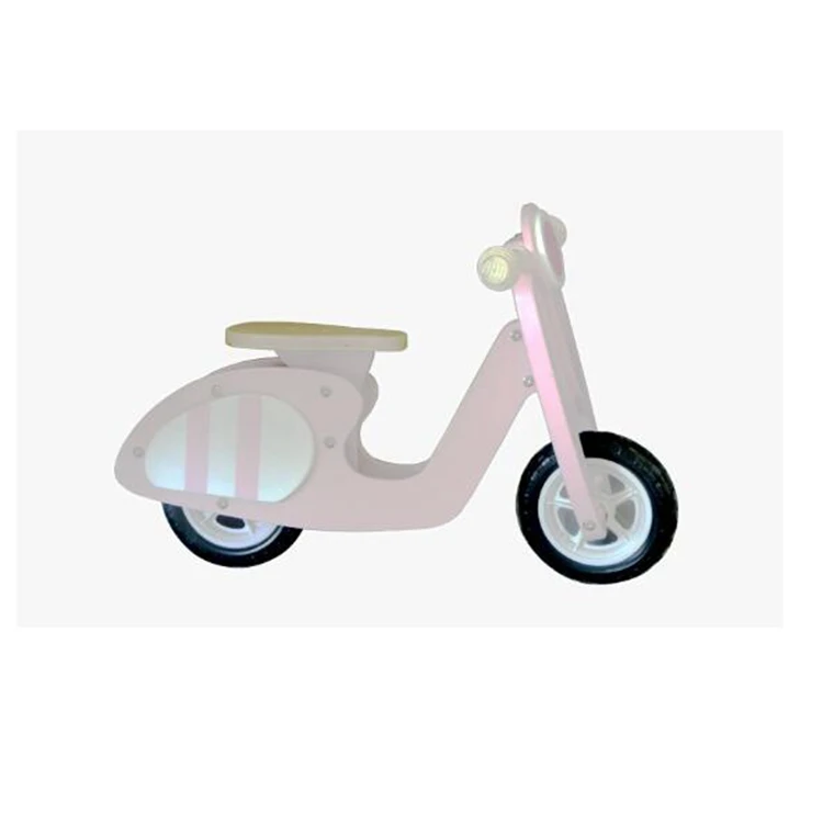 New Arrival Customizable Pink Color wooden kids bike wooden running toy Balance Bike
