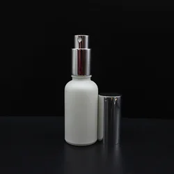 5ml 10ml 15ml 20ml 30ml 50ml 100ml frosted matte white glass perfume bottle with black spray cap