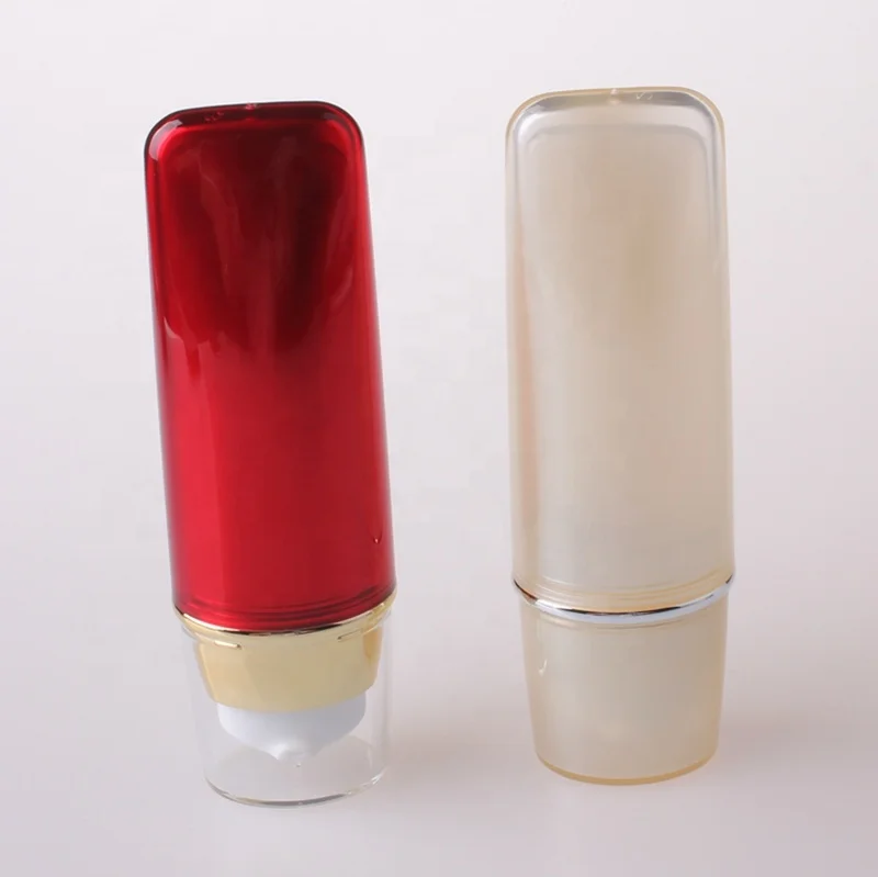 New Design Plastic Cosmetic Packaging Tube for sun block BB foundation corrector serum