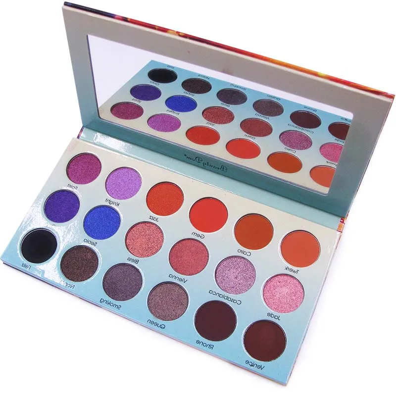 Makeup Eyeshadow 18 color cosmetic eyeshadow palette set multicolor eyeshadow makeup set