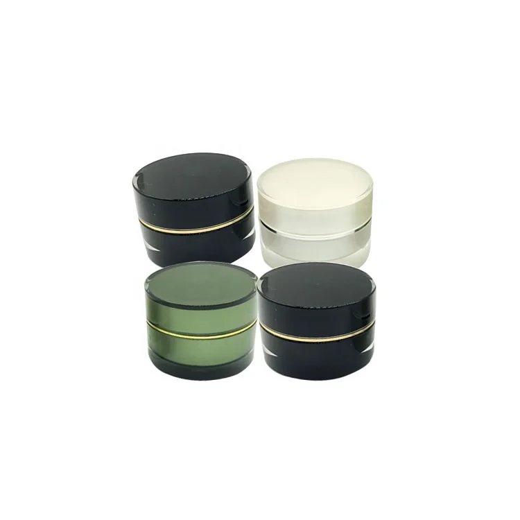 15g 30g 50g acrylic cream jar / plastic round jar with line / eye cream container for skin care