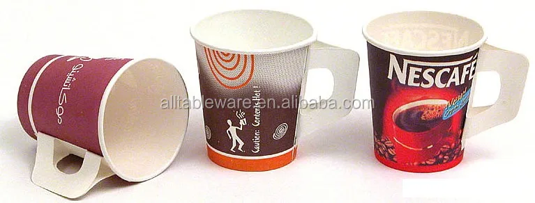 handle paper cup,paper cup with handle
