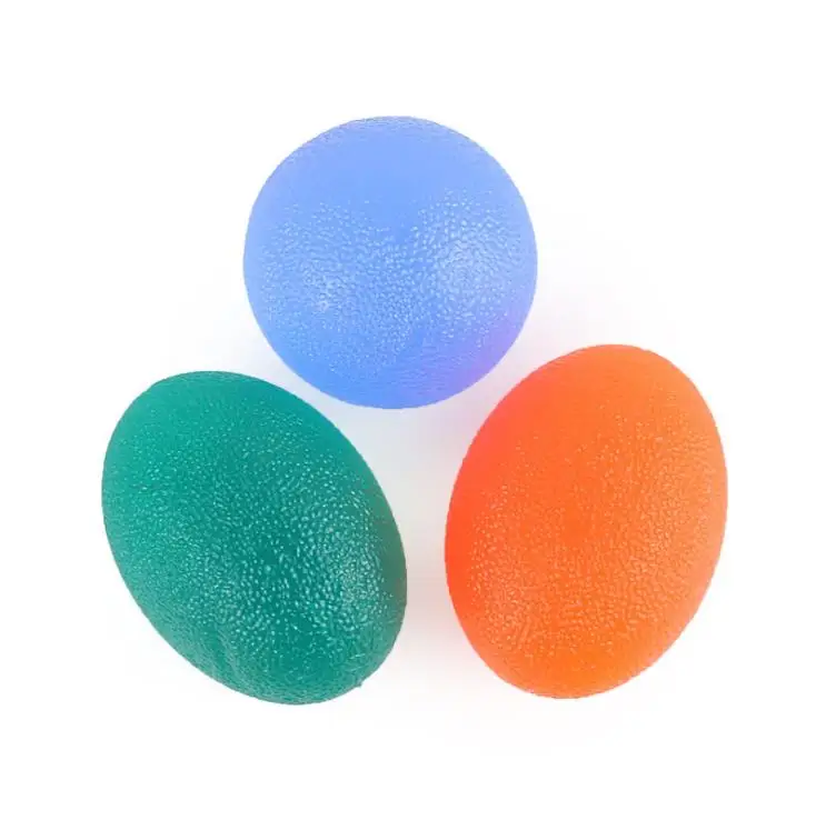 
Hot Selling Soft Gel Men&Women Hand and Finger Strength Training Grip Ball, Hand Muscle Exercise Round Squeeze Ball 