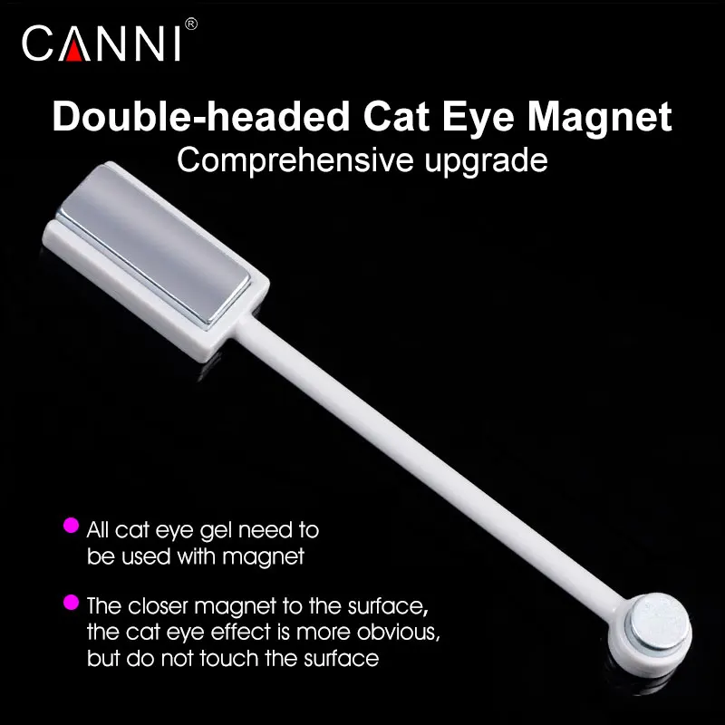 70601 New Double-headed Magnetic Plate Magnet Pen 1 PC CANNI Nail Art DIY Tool for All Magic 3D Cat Eyes Magnet Nail Gel Polish