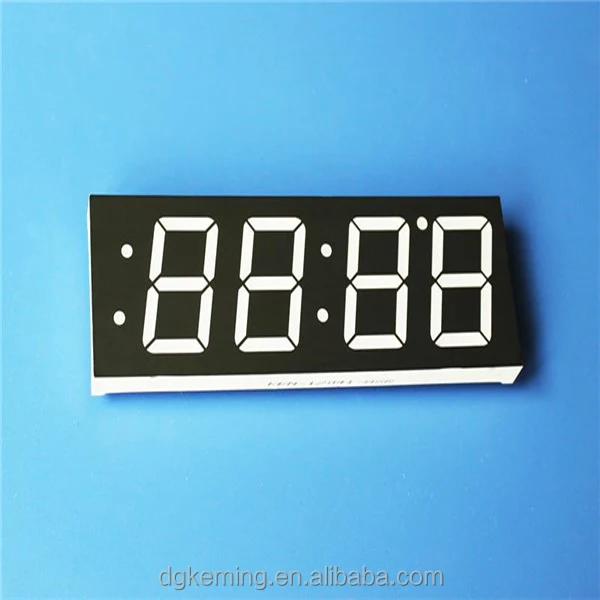 white 1.2 inch led large 4 digit 7-segment display led digital display