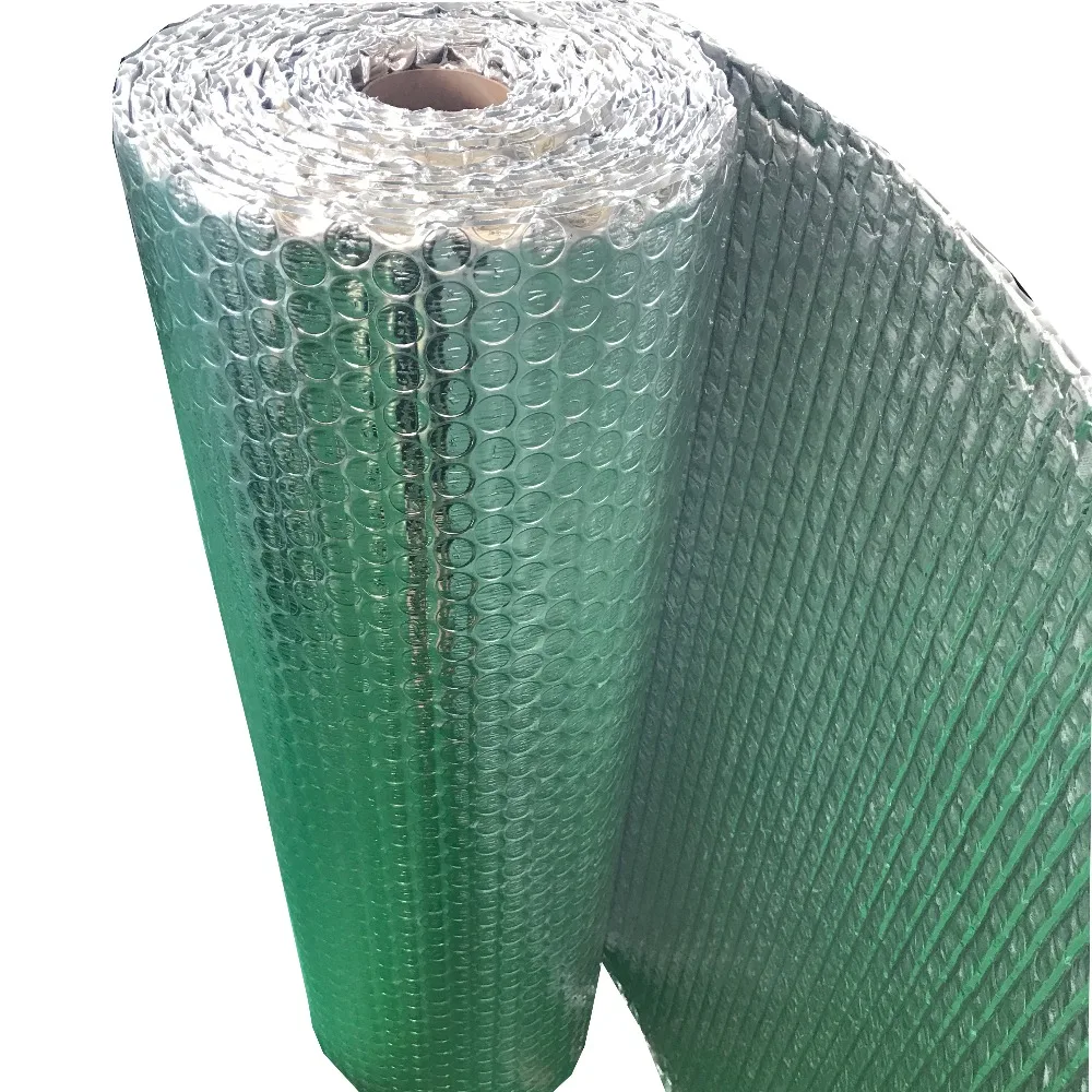 Reflective aluminum foil air bubble aluminum insulation for thermal insulation material