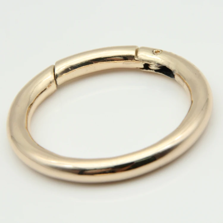Hot Sale Light Gold Color Heavy Duty Metal Flat Light Gate O Ring