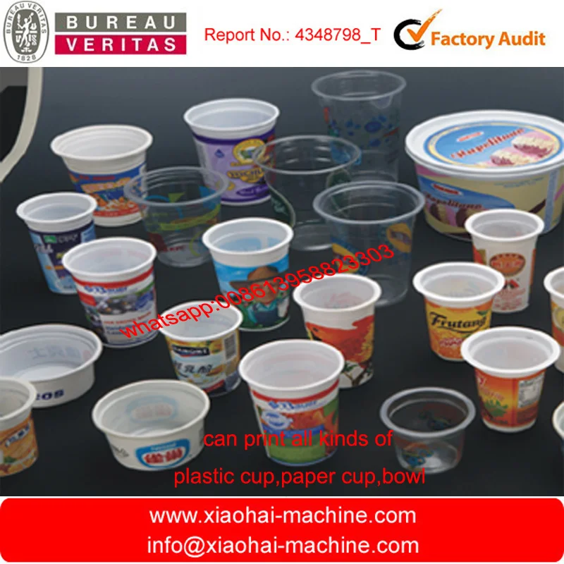 2015 NEW Six color plastic cup printing machine