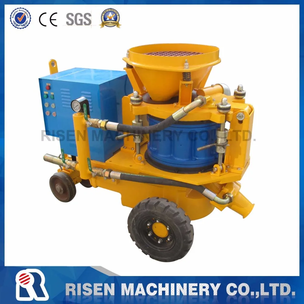 
Hot selling gunite machine - dry, damp mix guniting machine RISEN PZ-9 for slope engineering 