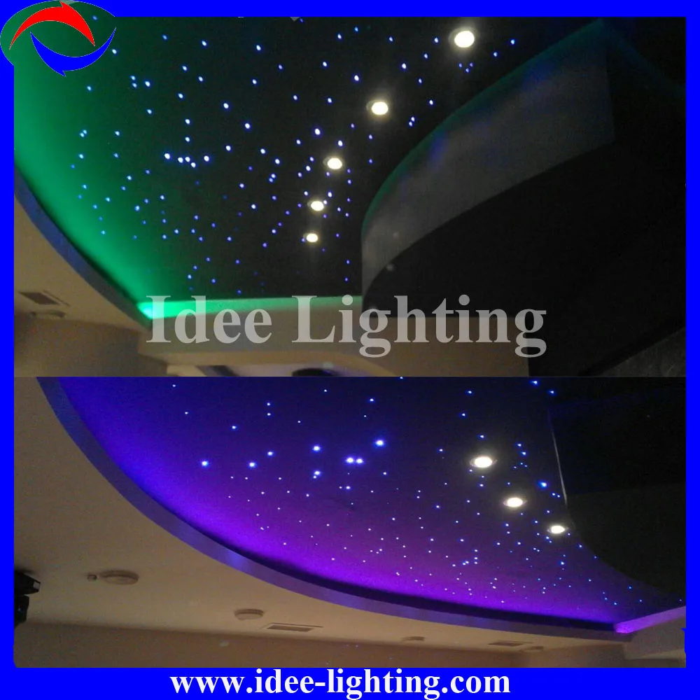 LED Fiber Optic Twinkle Star Pop Ceiling Designs for Lobby