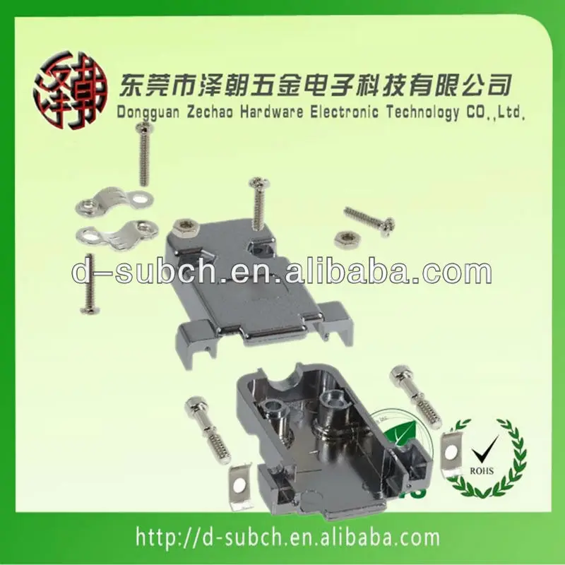 капот d-sub пластиковые 9 штифт пластиковый кожух с натяжения( серый)