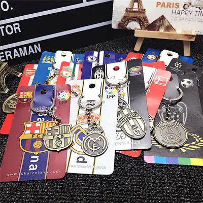 Wholesale Key Ring Barcelona European Soccer Football Club Key chain