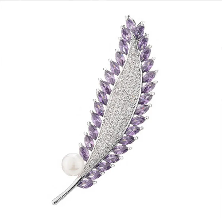 New design custom brooch pin fashion rhinestone multi styles channel brooch pin for women
