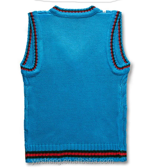 Children sweater knit vest vest waistcoat male child sweater woolen design knitted machine price sleeveless sweater