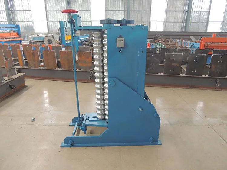 Metal Tooth Shape Corrugated Sheet Bending Curving Roll Forming Machine in China