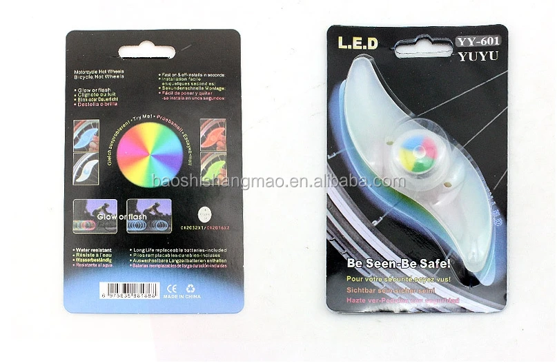 
Safety Warning Silicone Bicycle Light Bicycle Led Spoke Lights 