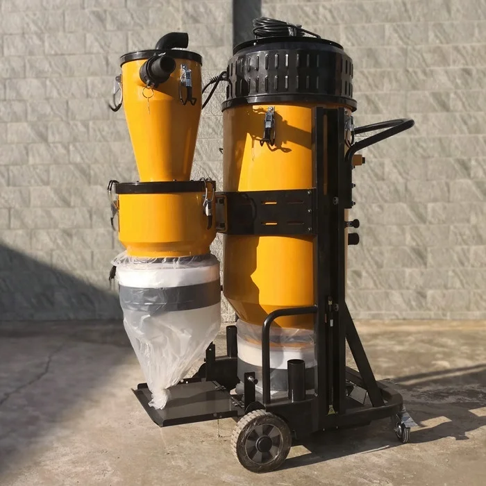 220V Single Phase HEPA Concrete Hand Grinders Dust Extractor