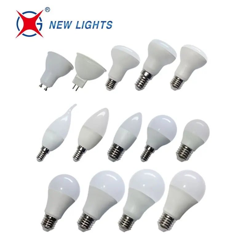 China Economic A60 5W 7W 9W 12W 15W SMD2835 Lighting Bombilla Aluminum And PC SKD LED Bulb