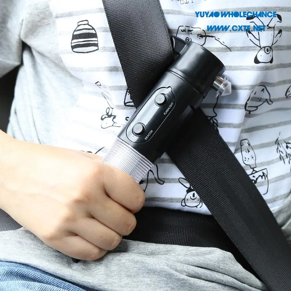 Seat Safety Belt Cutting Knife 5 in 1 Car Emergency Hammer