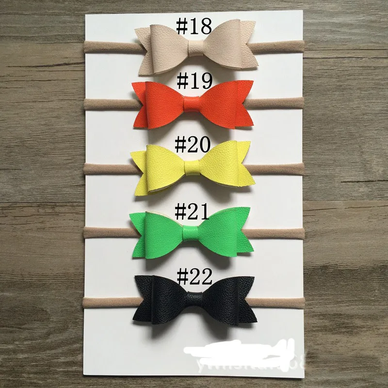 
cute bow headband latest baby leather hair headbands bows 