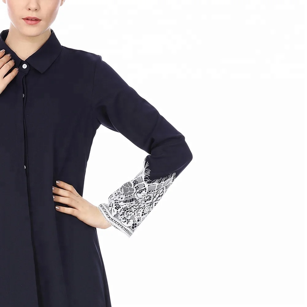 2018 Wholesale In Stock Elegant Latest Design Muslim Dress