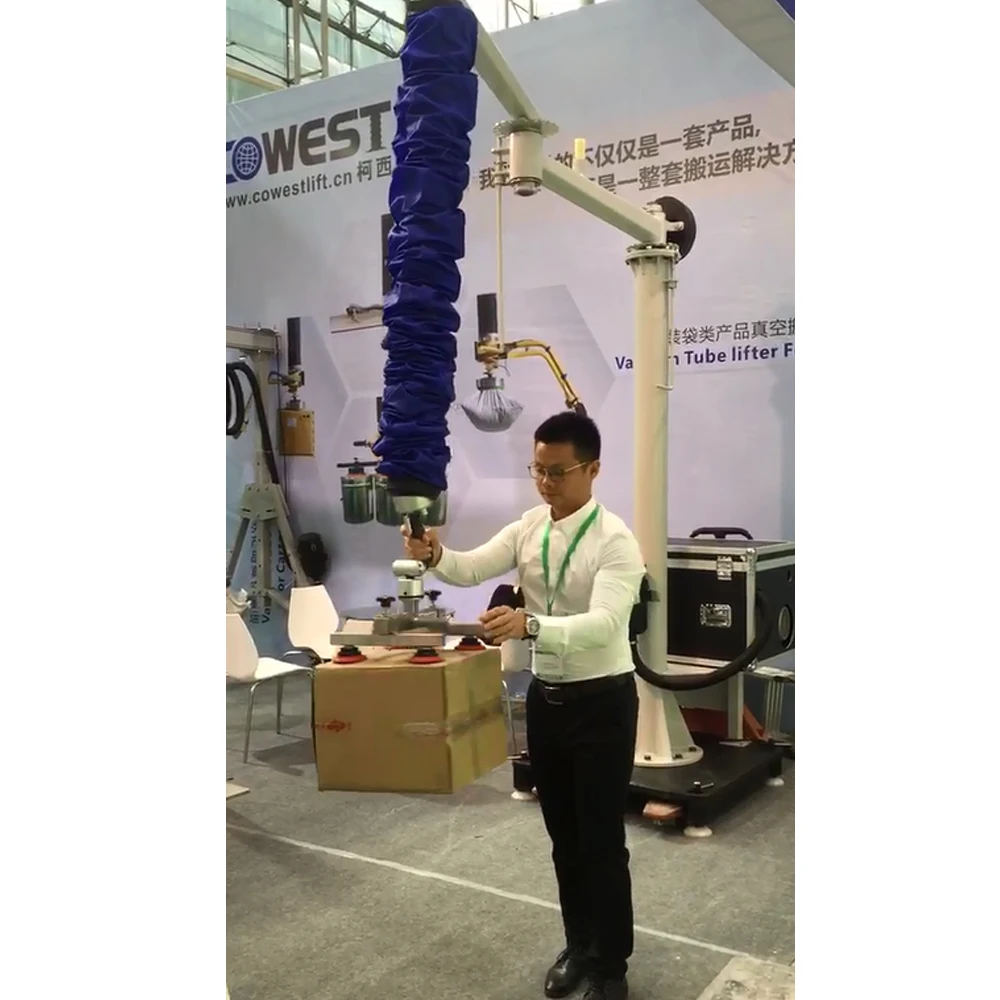 
removable vacuum tube lifter for 35kgs boxes from China Cowest 