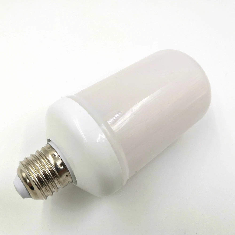 Лидер продаж Amazon 2021, 4 режима, светодиодная лампа с эффектом пламени, 5 Вт/7 Вт с алюминиевым hetsink и гравитационным датчиком