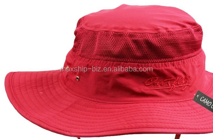 Outdoor Sun Cap Bucket Mesh Boonie Hat