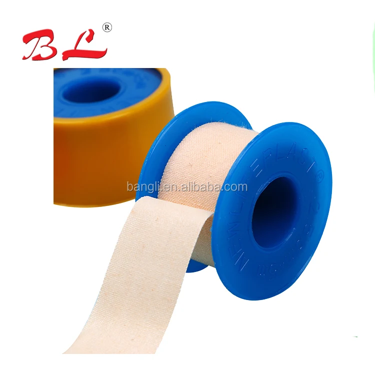 Direct factory cotton fabric rigid cloth fixing bandage Zinc Oxide Adhesive Plaster