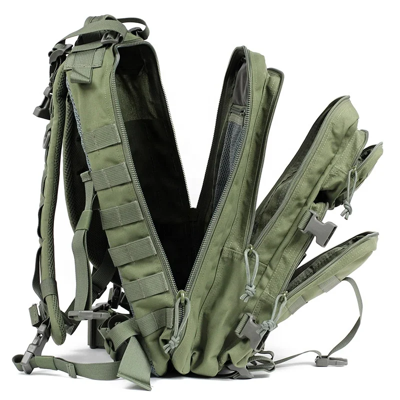 1000D Nylon Durable and waterproof 35L Large  tactical 3P Attack backpack with MOLLE system