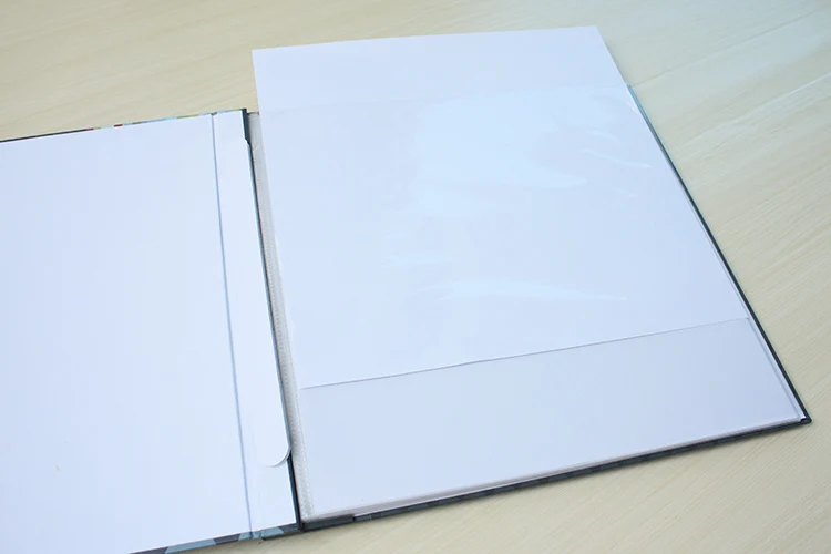 Custom Paper printing cover scrapbook album 12x12 large photo book Family memory paper slip in photo album scrapbook