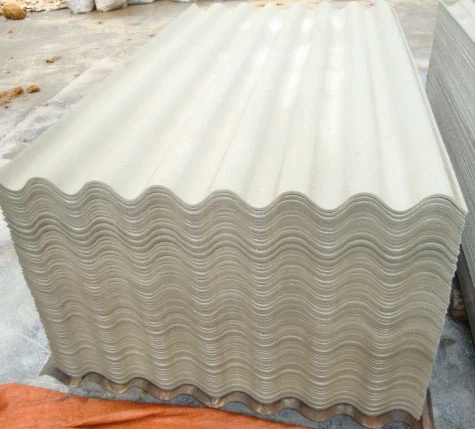 Fiber reinforced roofing sheets
