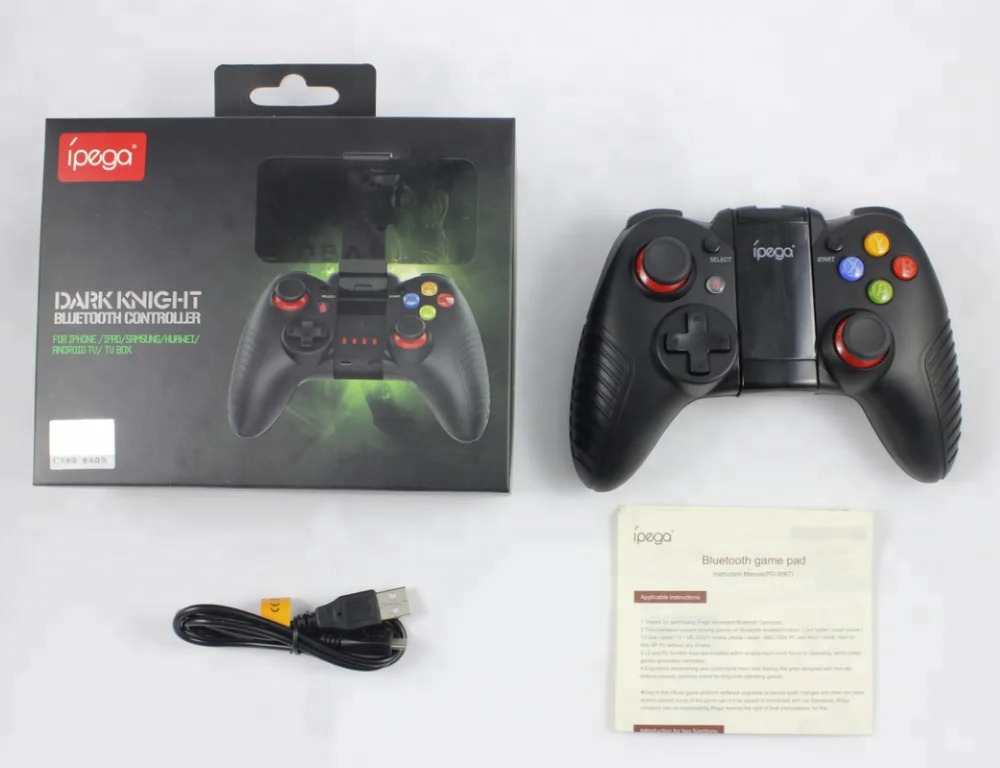 The Phantom iPega PG-9067 Wireless Black Kight BT Game Controller Joystick Gamepad For IOS / Android Phones / Tablets
