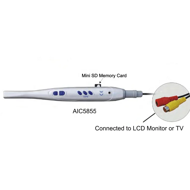 Dental Home Use Wireless Oral Endoscope Cordless Intraoral Camera System with SD Card