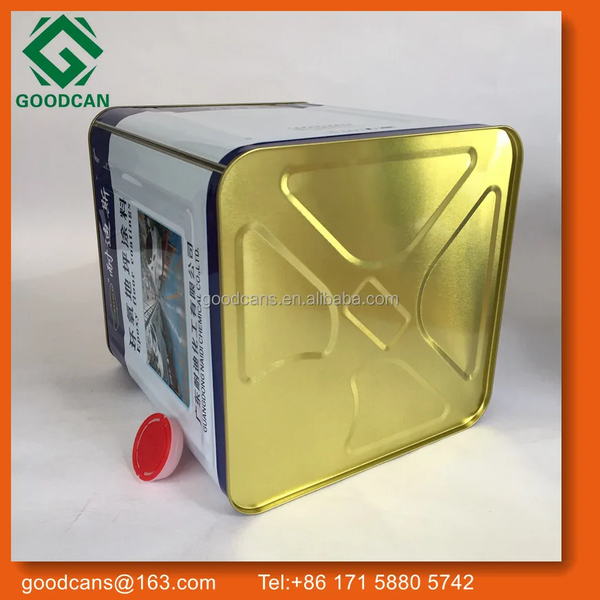 Olive oil containers metal tin cans 1L-20 L capacity from China tin cans with lids