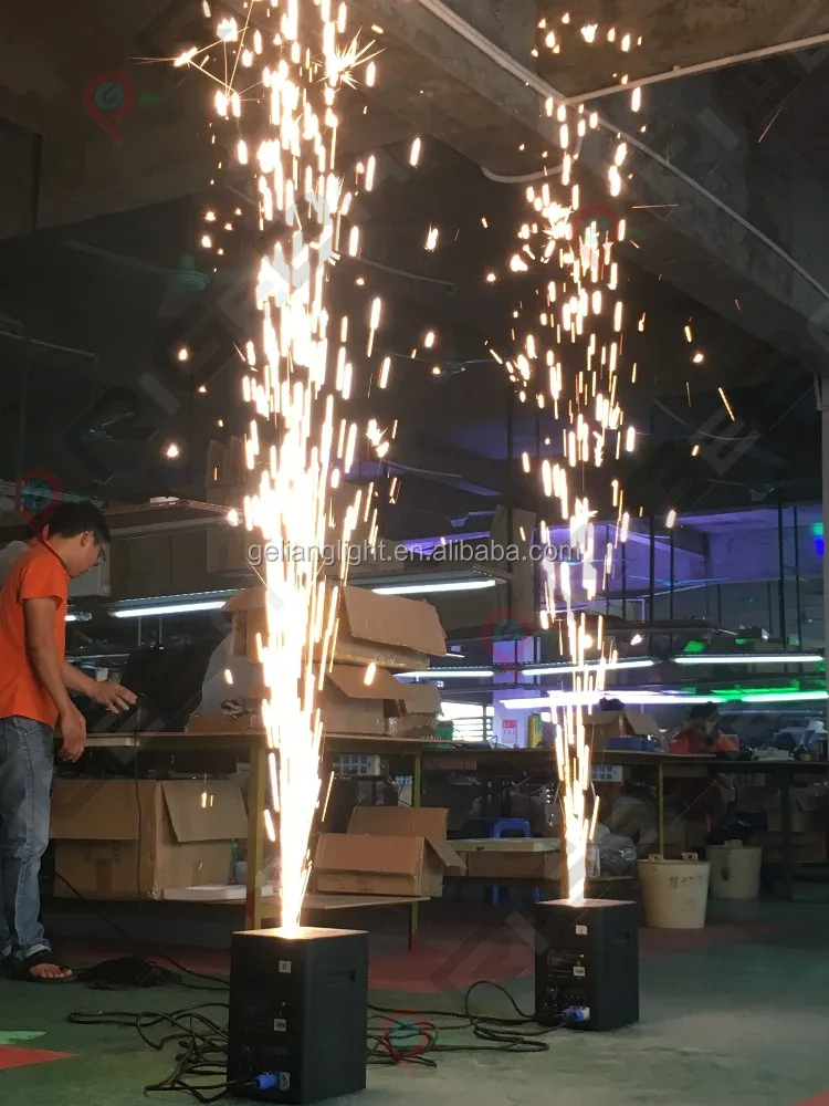 Spark flame machine fireworks effect for stage party dj celebration