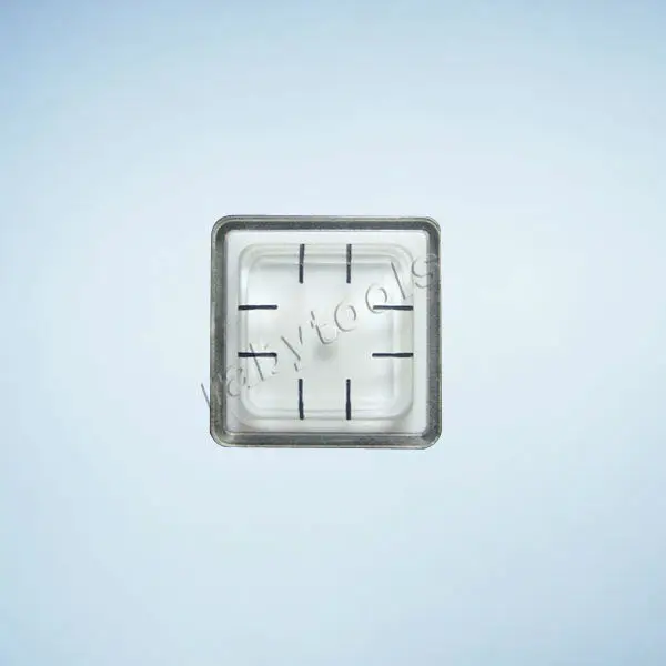 
high accuracy with 5 work face square vial 