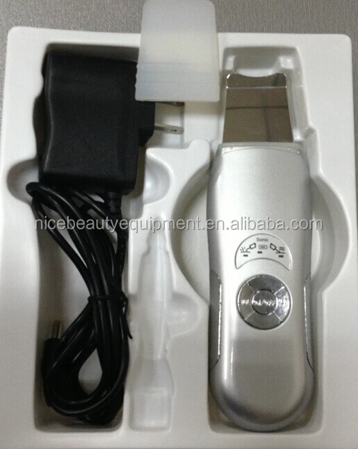 LCD Skin Scrubber Beauty Device Ultrasonic Facial Skin Cleaner Ultrasonic Skin Scrubber Portable