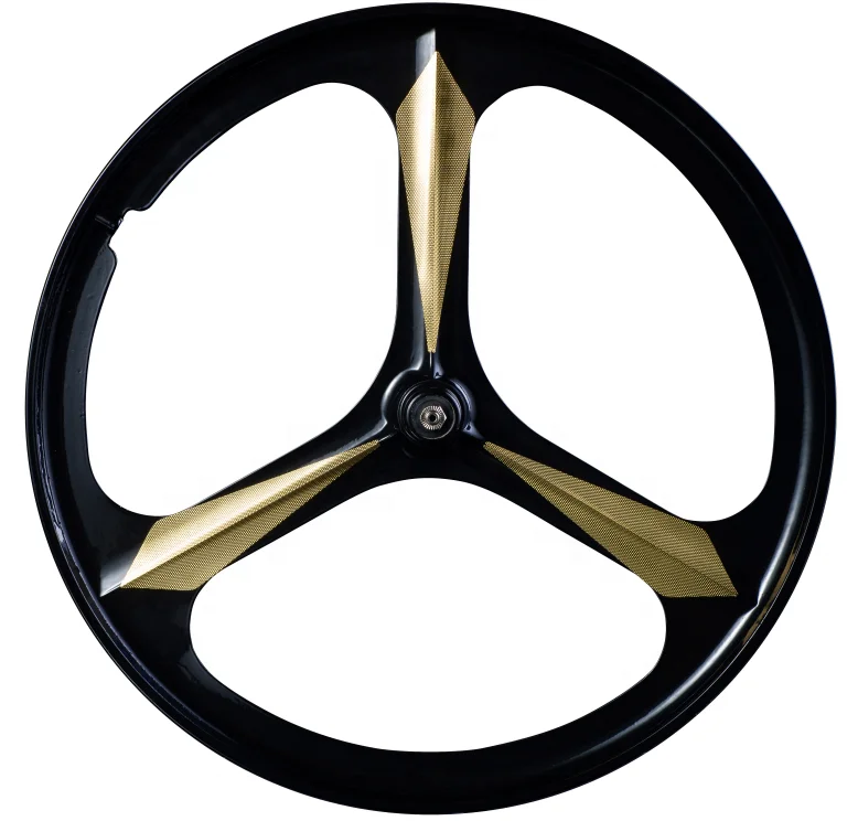 Китайская Фабрика 20 дюймов магниевого сплава Красочные колеса велосипеда 3 спицами