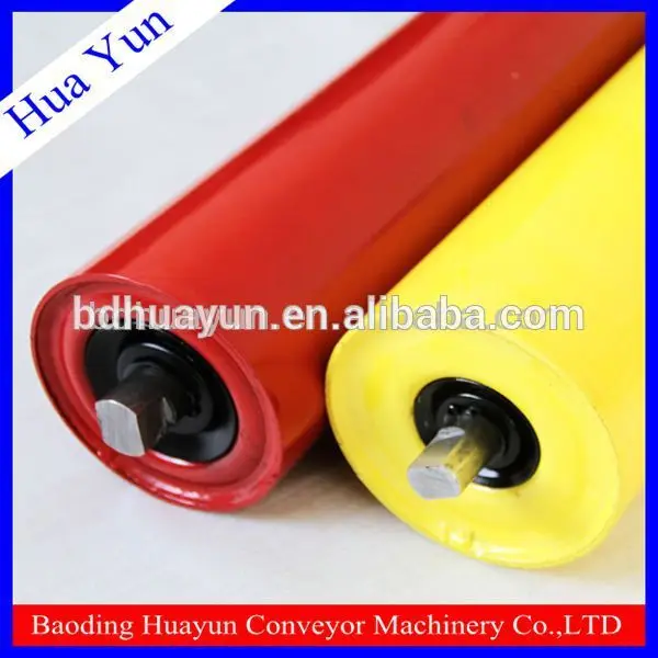 Belt conveyor idler roller of flexible pipe 159mm diameter