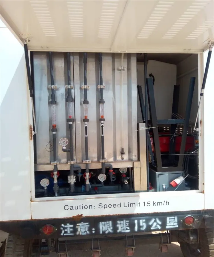 Containerized Mobile Water Purification System for Drinking
