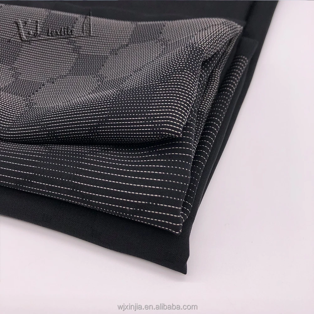 Dobby Rayon Strip Fabric For Lady Dress Or Home Textile